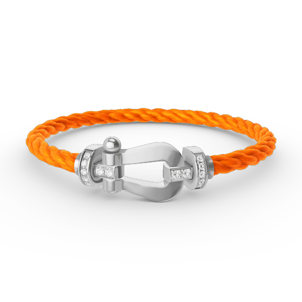 ¡®Glow Jewelry¡¯FORCE LARGE HORSESHOE HALF DIAMOND BRACELET SILVER