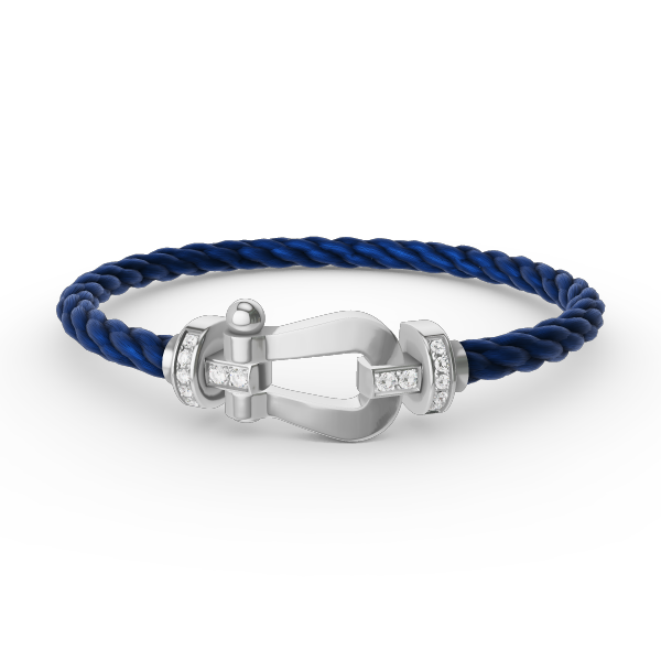 ¡®Glow Jewelry¡¯FORCE LARGE HORSESHOE HALF DIAMOND BRACELET SILVER