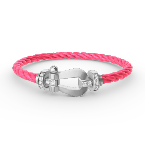 ¡®Glow Jewelry¡¯FORCE LARGE HORSESHOE HALF DIAMOND BRACELET SILVER