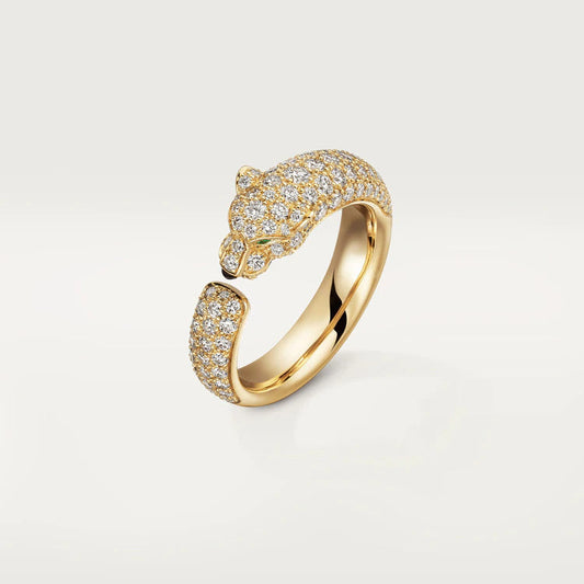 ¡®Glow Jewelry¡¯PANTHERE PINK GOLD DIAMOND RING