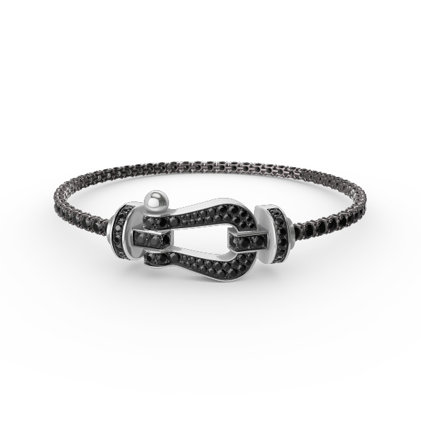 ¡®Glow Jewelry¡¯FORCE  LARGE HORSESHOE FULL DIAMOND TENNIS BRACELET